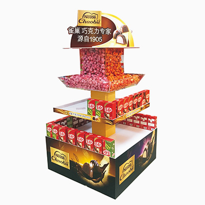 食品類(lèi)落地式紙貨架